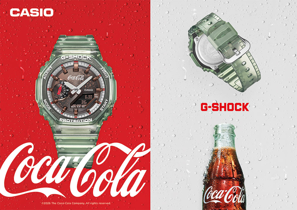 G-SHOCK GA-2100CC-3AER Coca-Cola limitirani sat, zeleni dizajn